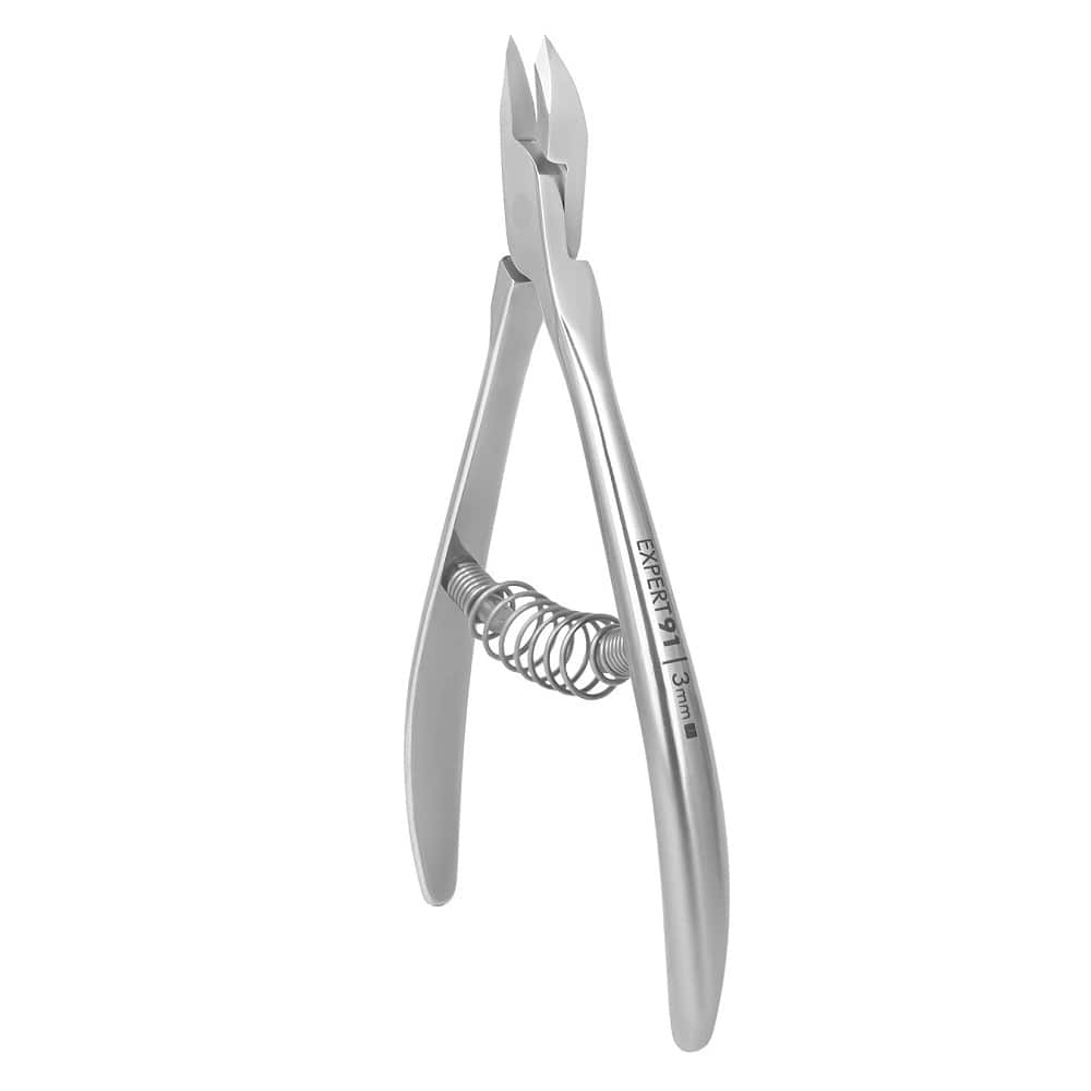 Cuticle nippers STALEKS EXPERT 91, 3 mm - Level Up Beauty Supply