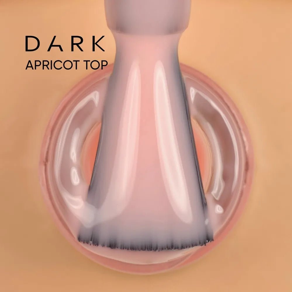 DARK Apricot Top Coat, 10 ml - Level Up Beauty Supply