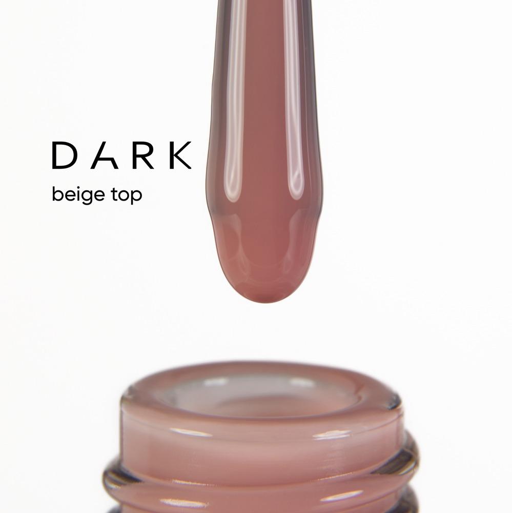 DARK Beige Top Coat, 10ml - Level Up Beauty Supply