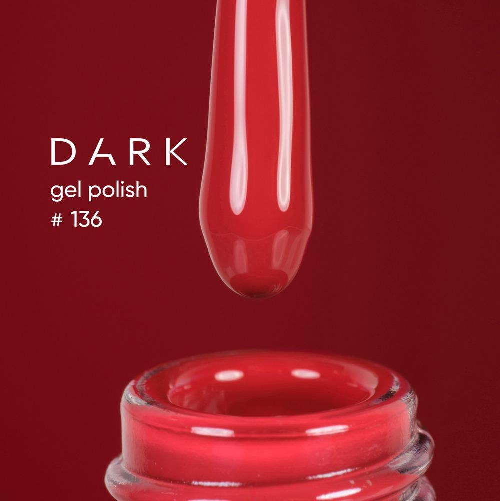 DARK Color gel polish 136, 10ml (TPO Free) - Level Up Beauty Supply