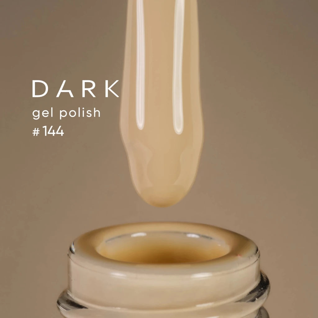 DARK Color gel polish 144, 10ml (TPO Free) - Level Up Beauty Supply