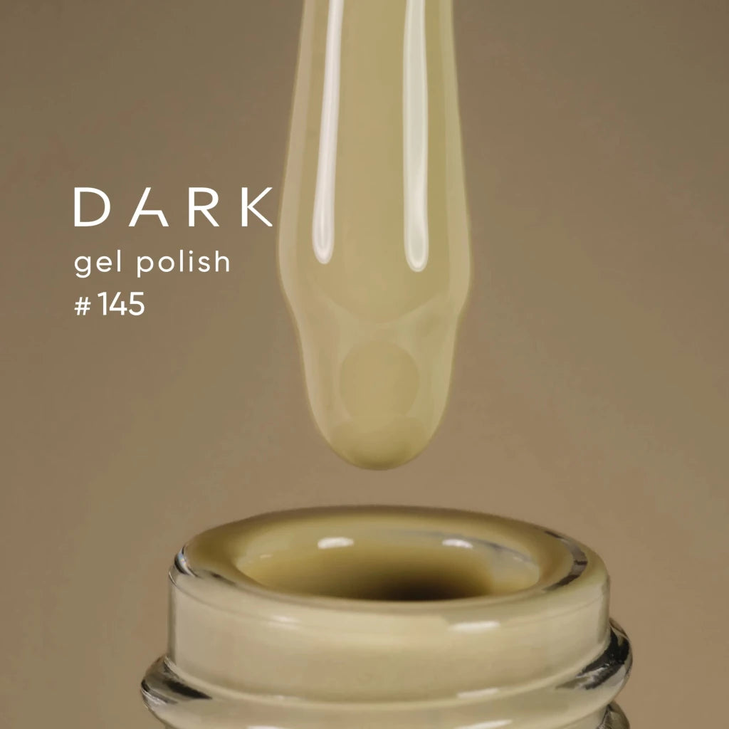 DARK Color gel polish 145, 10ml (TPO Free) - Level Up Beauty Supply
