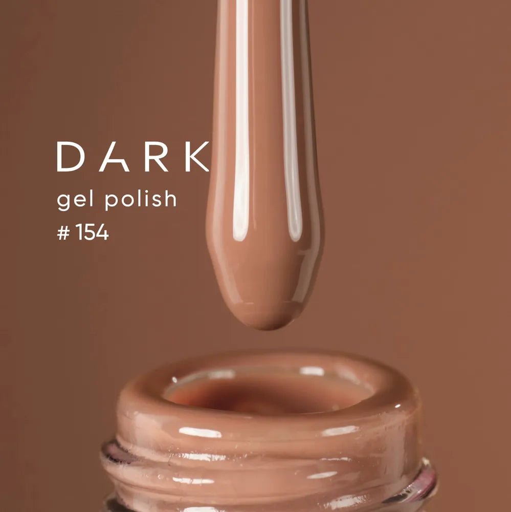 DARK Color gel polish 154, 10ml (TPO Free) - Level Up Beauty Supply