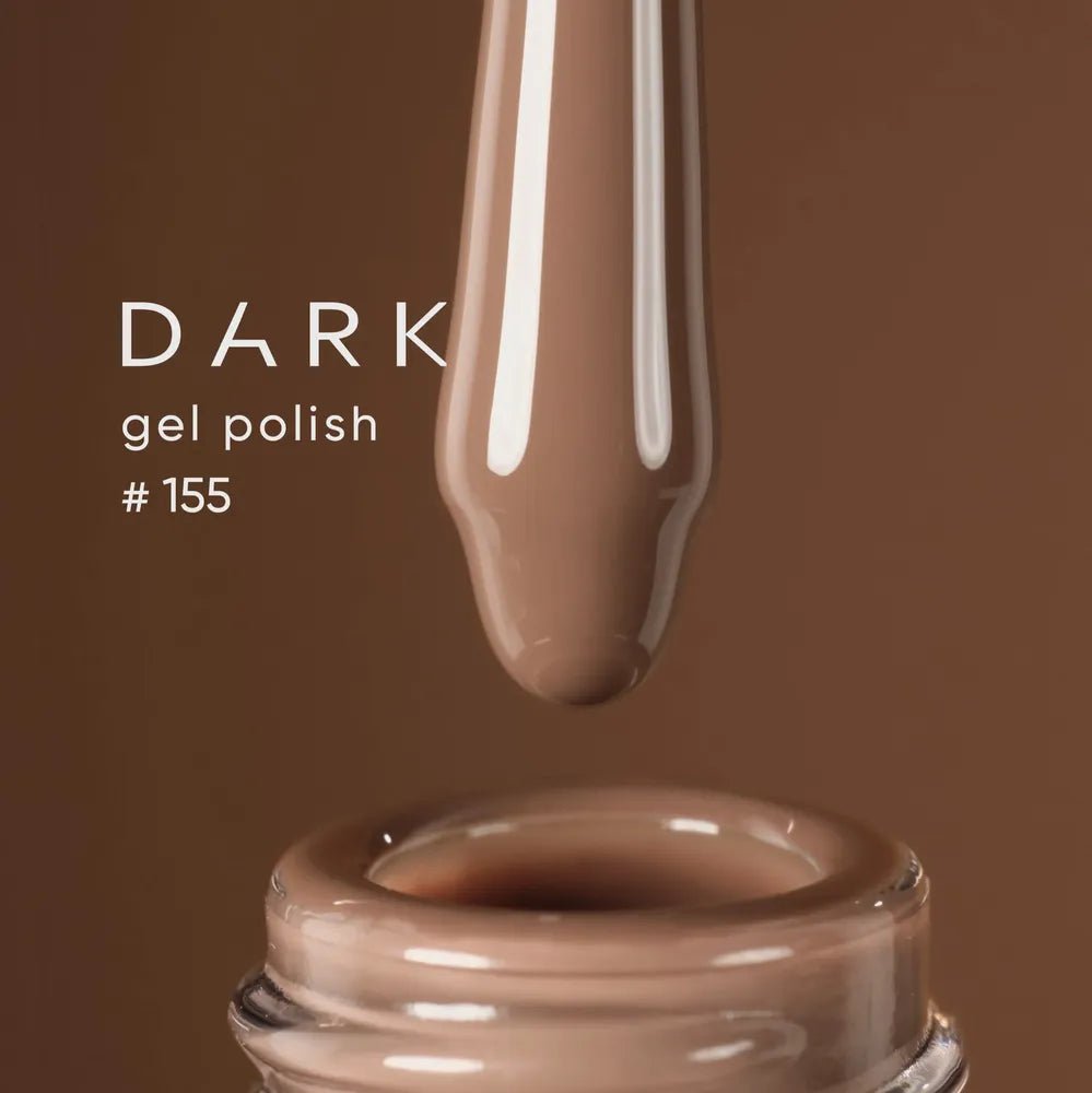 DARK Color gel polish 155, 10 ml (TPO Free) - Level Up Beauty Supply