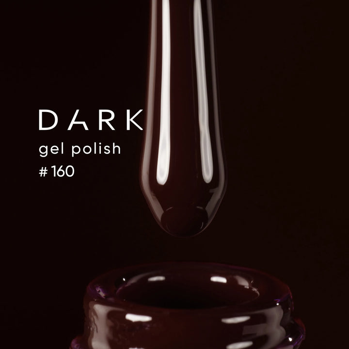DARK Color gel polish #160, 10 ml (TPO Free)