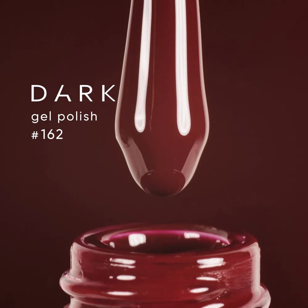 DARK Color gel polish 162, 10 ml - Level Up Beauty Supply