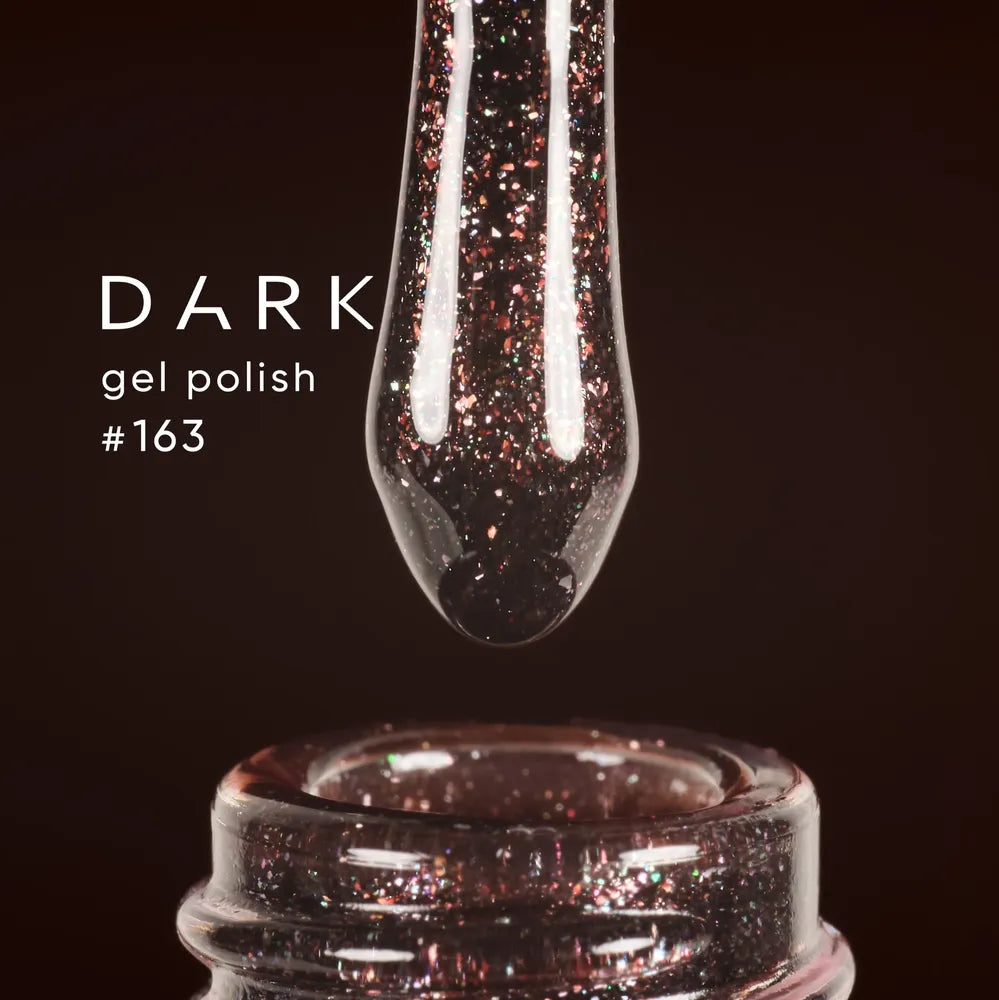 DARK Color gel polish #163, 10 ml