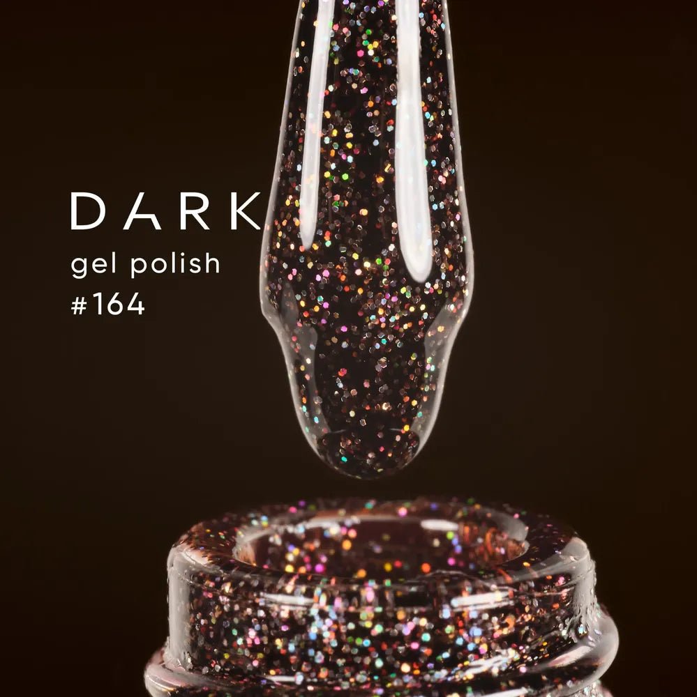DARK Color gel polish 164, 10 ml - Level Up Beauty Supply