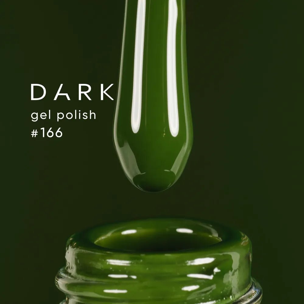 DARK Color gel polish 166, 10 ml - Level Up Beauty Supply