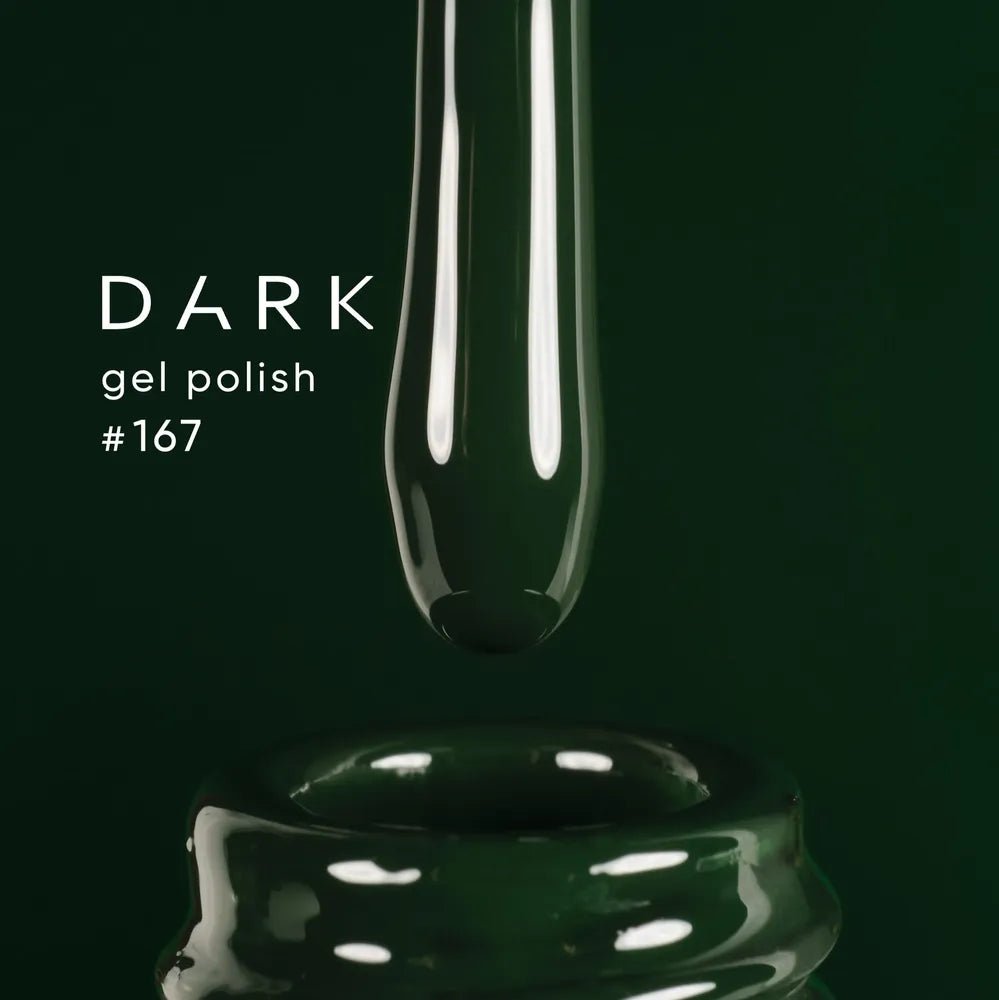 DARK Color gel polish 167, 10 ml - Level Up Beauty Supply