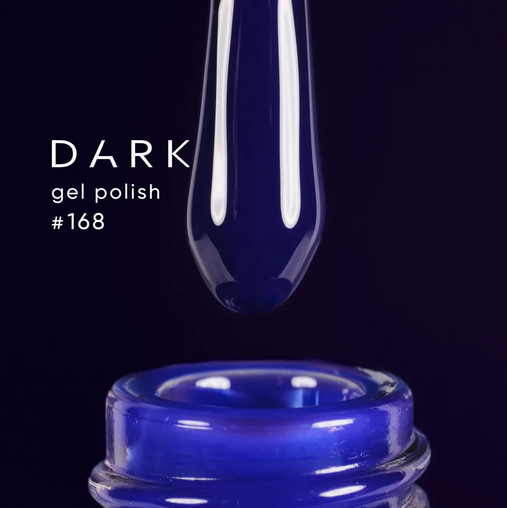 DARK Color gel polish #168, 10 ml