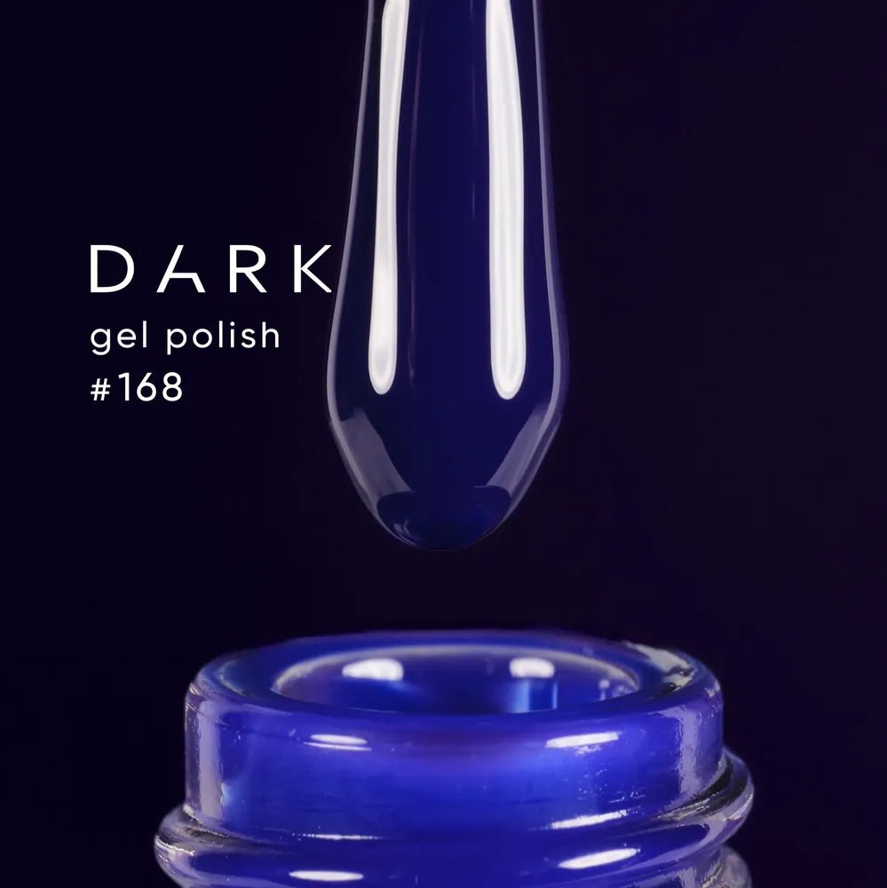 DARK Color gel polish 168, 10 ml - Level Up Beauty Supply