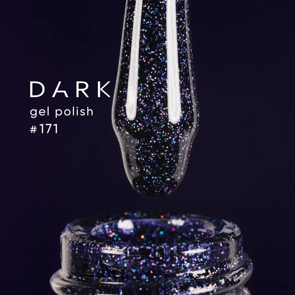 DARK Color gel polish 171, 10 ml - Level Up Beauty Supply