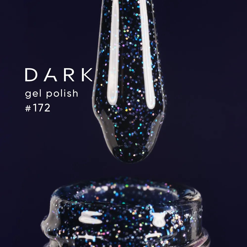 DARK Color gel polish 172, 10 ml - Level Up Beauty Supply