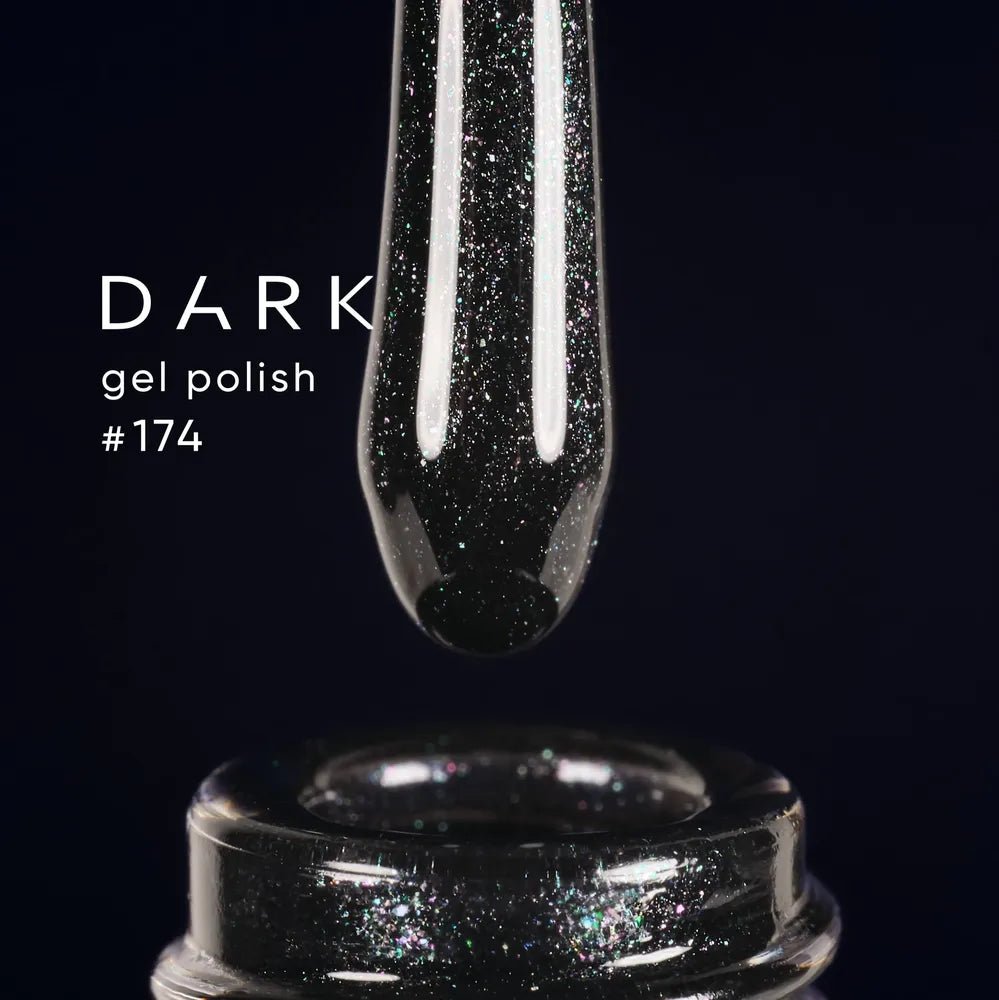 DARK Color gel polish 174, 10 ml - Level Up Beauty Supply
