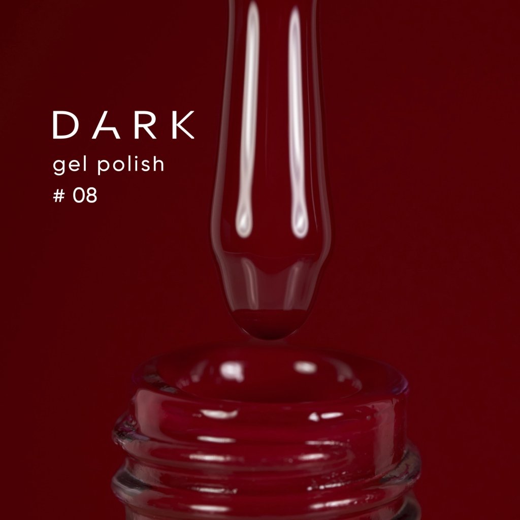 DARK Color gel polish 008, 10ml (TPO Free) - Level Up Beauty Supply