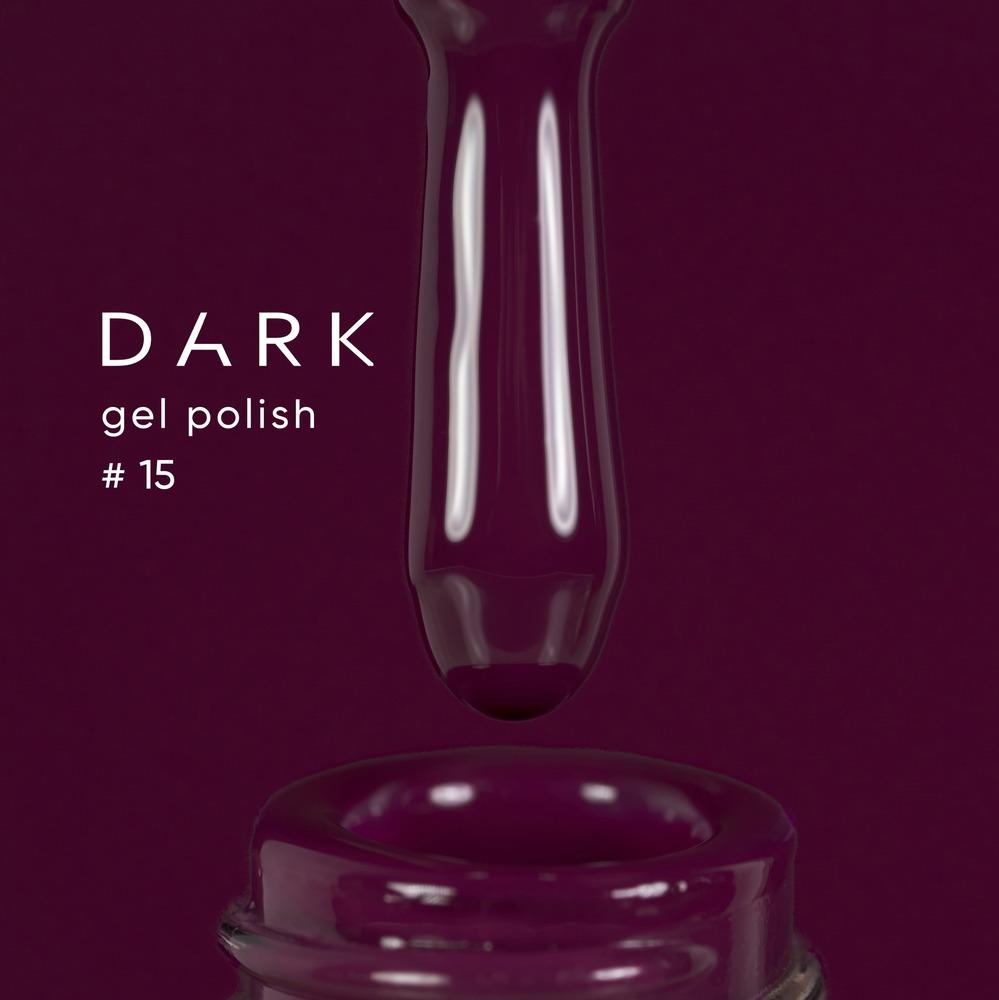 DARK Color gel polish 015, 10ml (TPO Free) - Level Up Beauty Supply