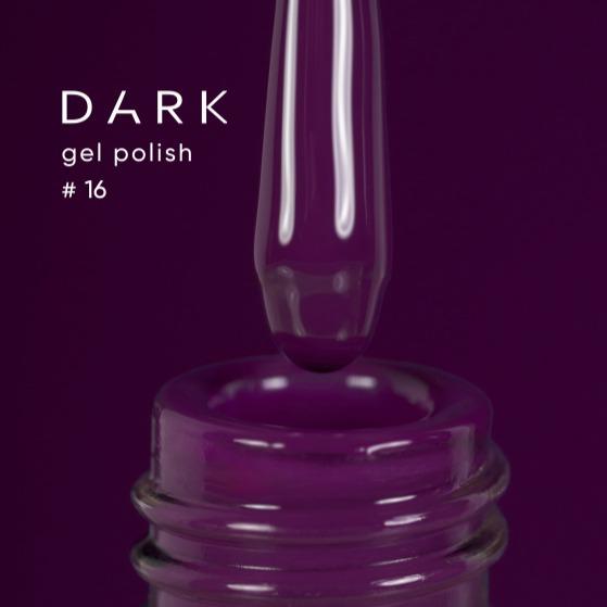 DARK Color gel polish 016, 10ml (TPO Free) - Level Up Beauty Supply