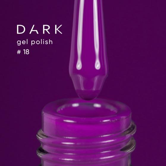 DARK Color gel polish 018, 10ml (TPO Free) - Level Up Beauty Supply