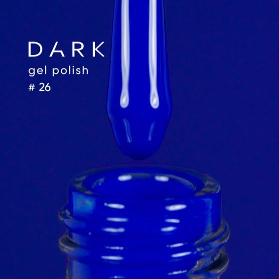 DARK Color gel polish 026, 10ml (TPO Free) - Level Up Beauty Supply