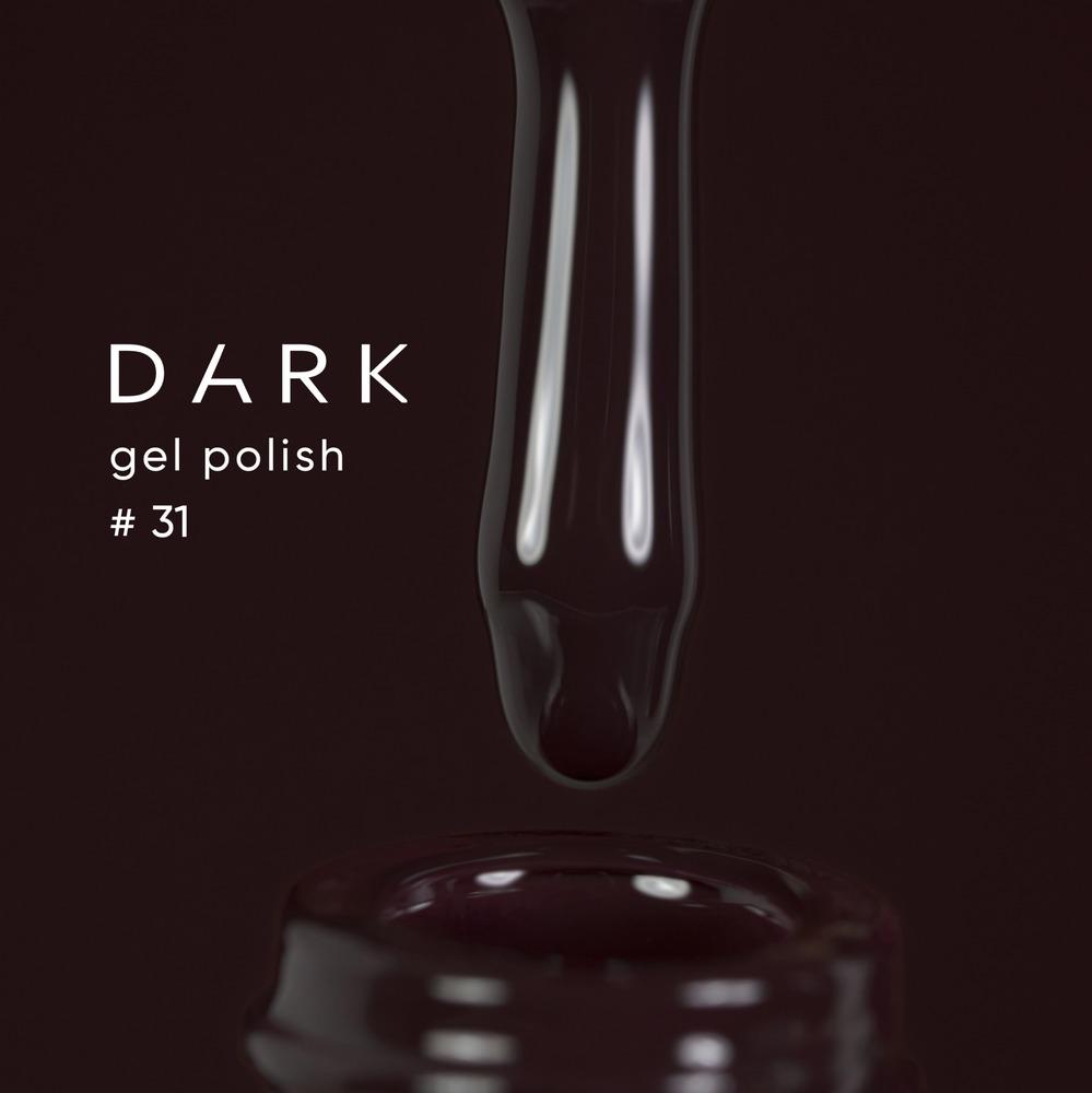 DARK Color gel polish 031, 10ml (TPO Free) - Level Up Beauty Supply