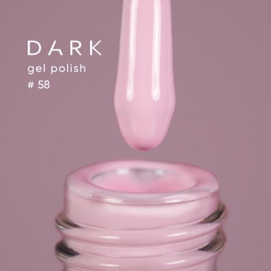 DARK Color gel polish 058, 10ml (TPO Free) - Level Up Beauty Supply