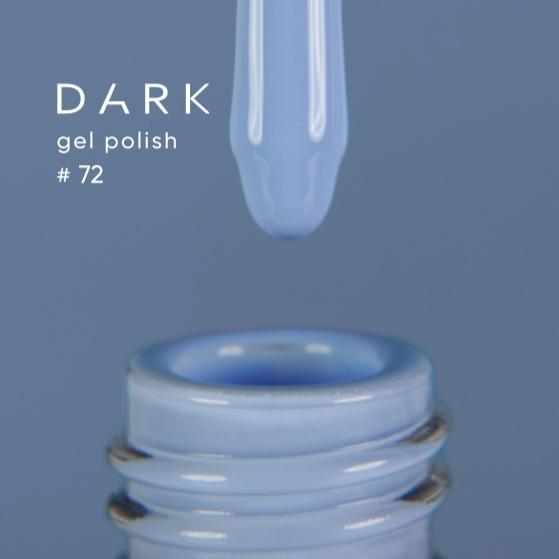 DARK Color gel polish 072, 10ml (TPO Free) - Level Up Beauty Supply