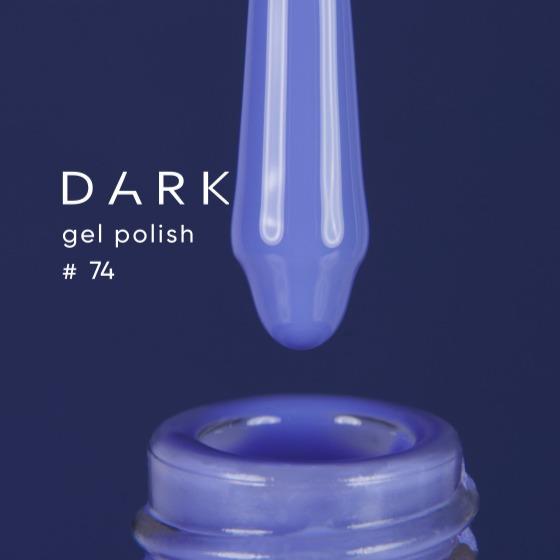 DARK Color gel polish 074, 10ml (TPO Free) - Level Up Beauty Supply