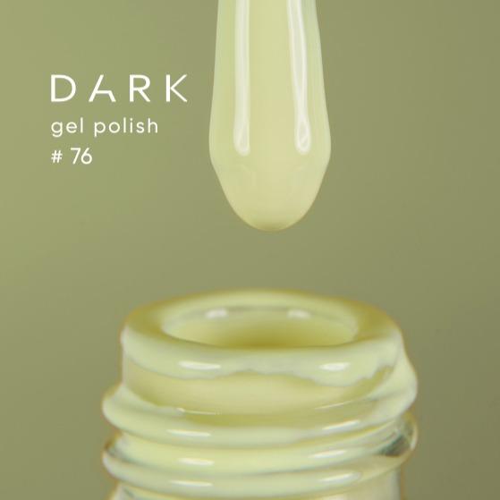 DARK Color gel polish 076, 10ml (TPO Free) - Level Up Beauty Supply