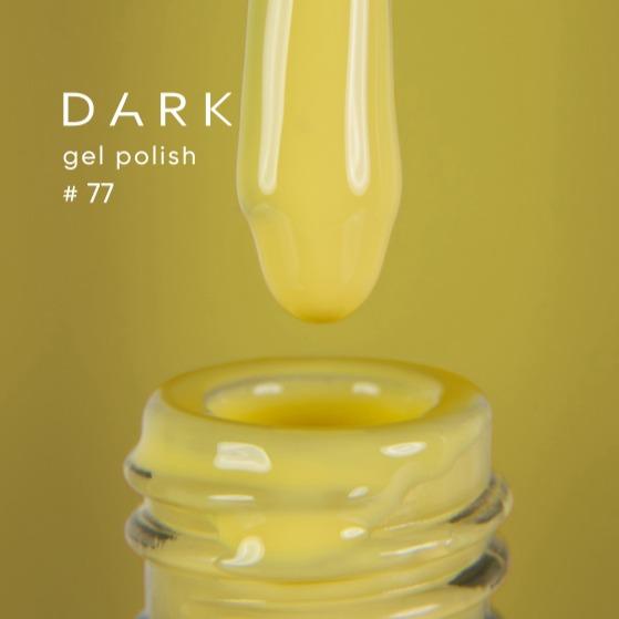 DARK Color gel polish 077, 10ml (TPO Free) - Level Up Beauty Supply
