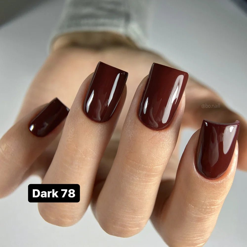 DARK Color gel polish 078, 10ml (TPO Free) - Level Up Beauty Supply
