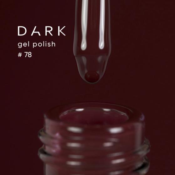 DARK Color gel polish 078, 10ml (TPO Free) - Level Up Beauty Supply