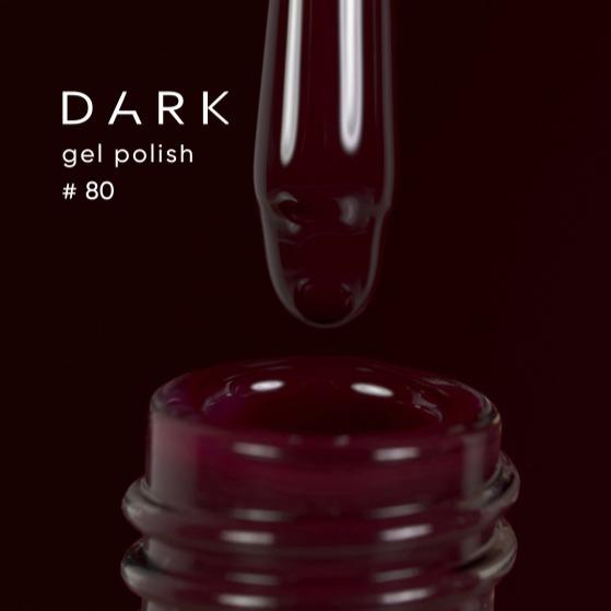 DARK Colour gel polish #080, 10ml