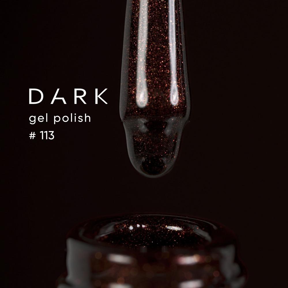 DARK Color gel polish 113, 10ml (TPO Free) - Level Up Beauty Supply