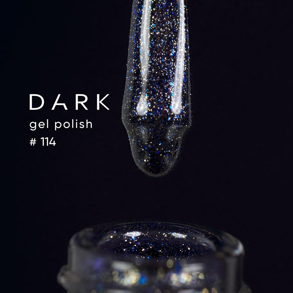 DARK Color gel polish 114, 10ml (TPO Free) - Level Up Beauty Supply
