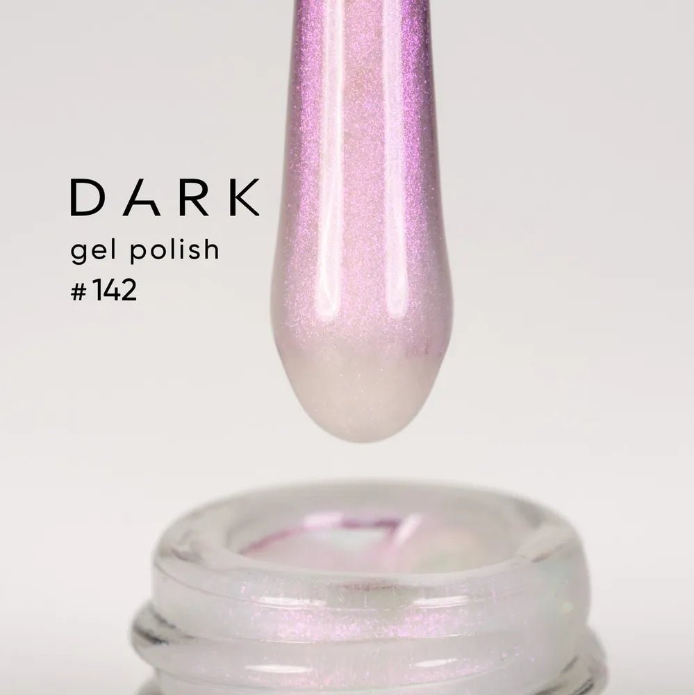 DARK Color gel polish 142, 6 ml (TPO Free) - Level Up Beauty Supply