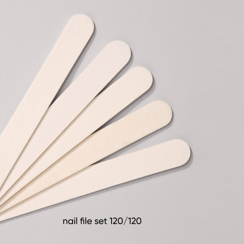 DARK Disposable Nail Files, 50 pcs (120/120 grit) - Level Up Beauty Supply