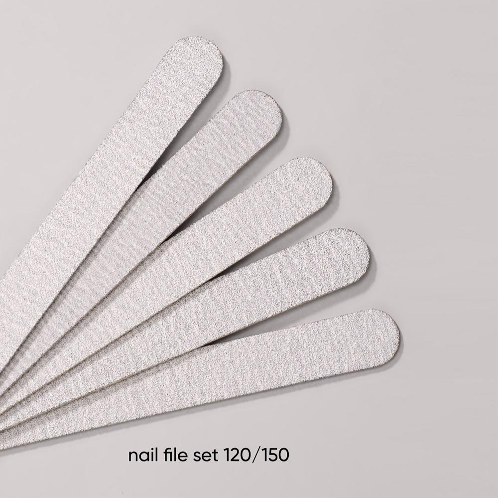 DARK Disposable Nail Files, 50 pcs (120/150 grit) - Level Up Beauty Supply