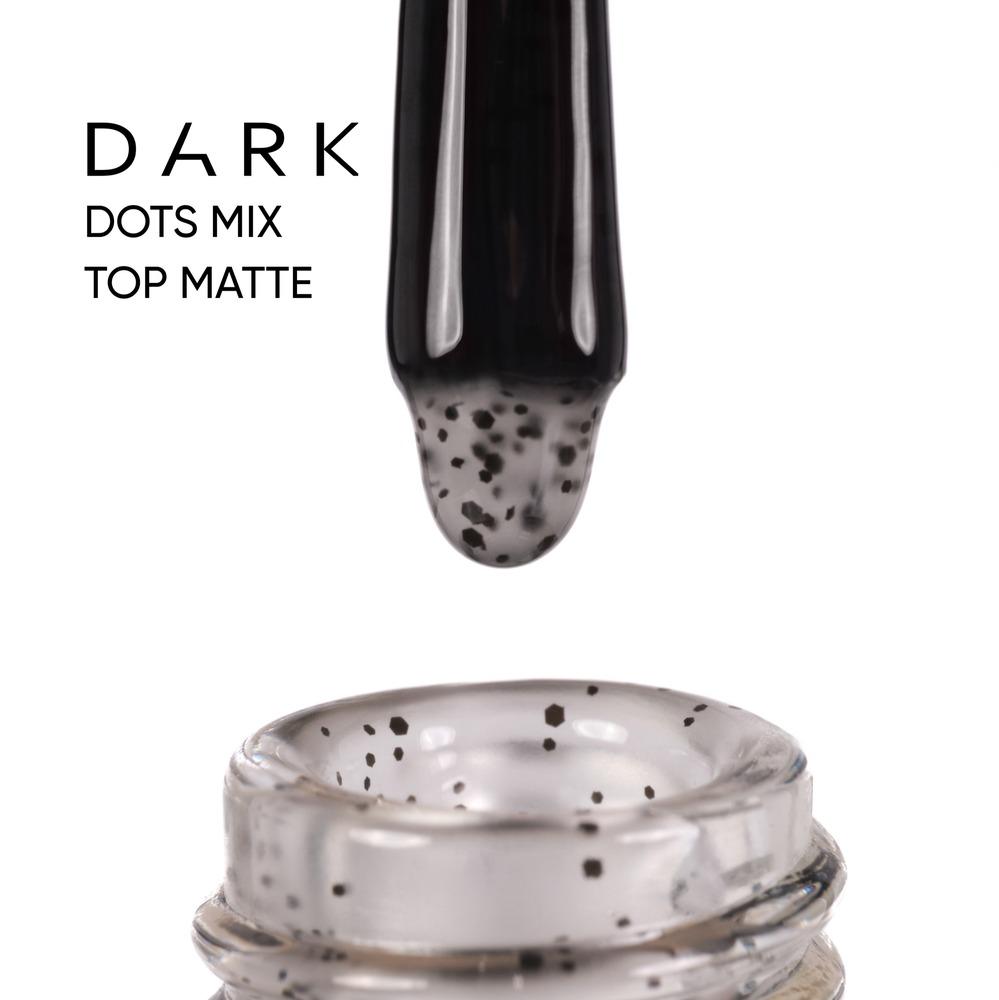DARK Dots Mix Top Matte, 8 ml - Level Up Beauty Supply