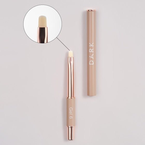 DARK Gel Brush, 6 mm - Level Up Beauty Supply