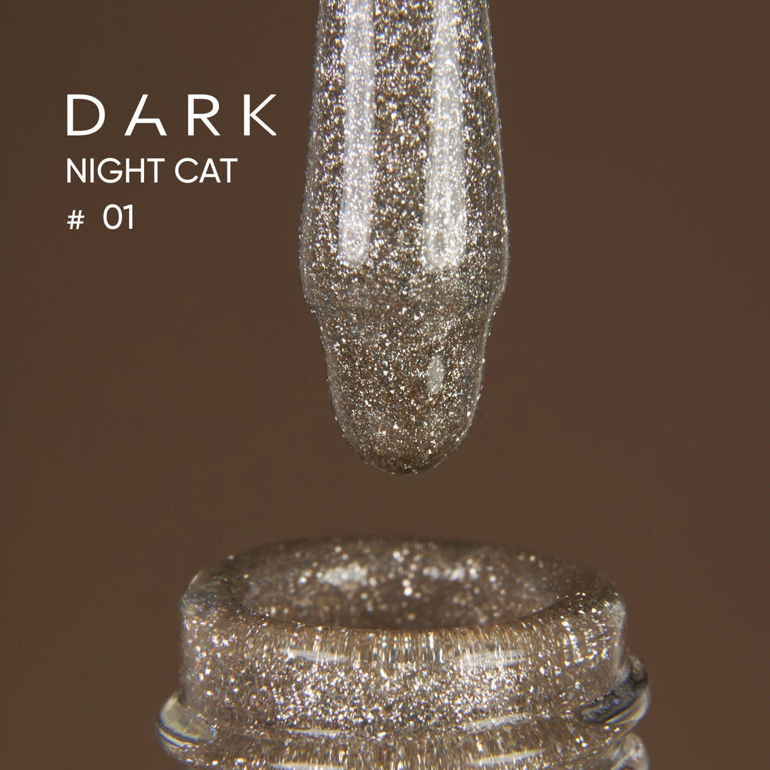 DARK Gel Polish Night Cat 01, 10ml