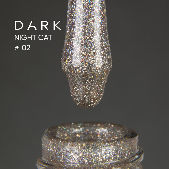 DARK Gel Polish Night Cat 02, 10ml