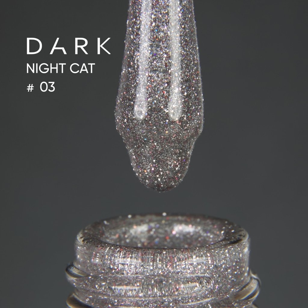 DARK Gel Polish Night Cat 03, 10ml (TPO Free) - Level Up Beauty Supply
