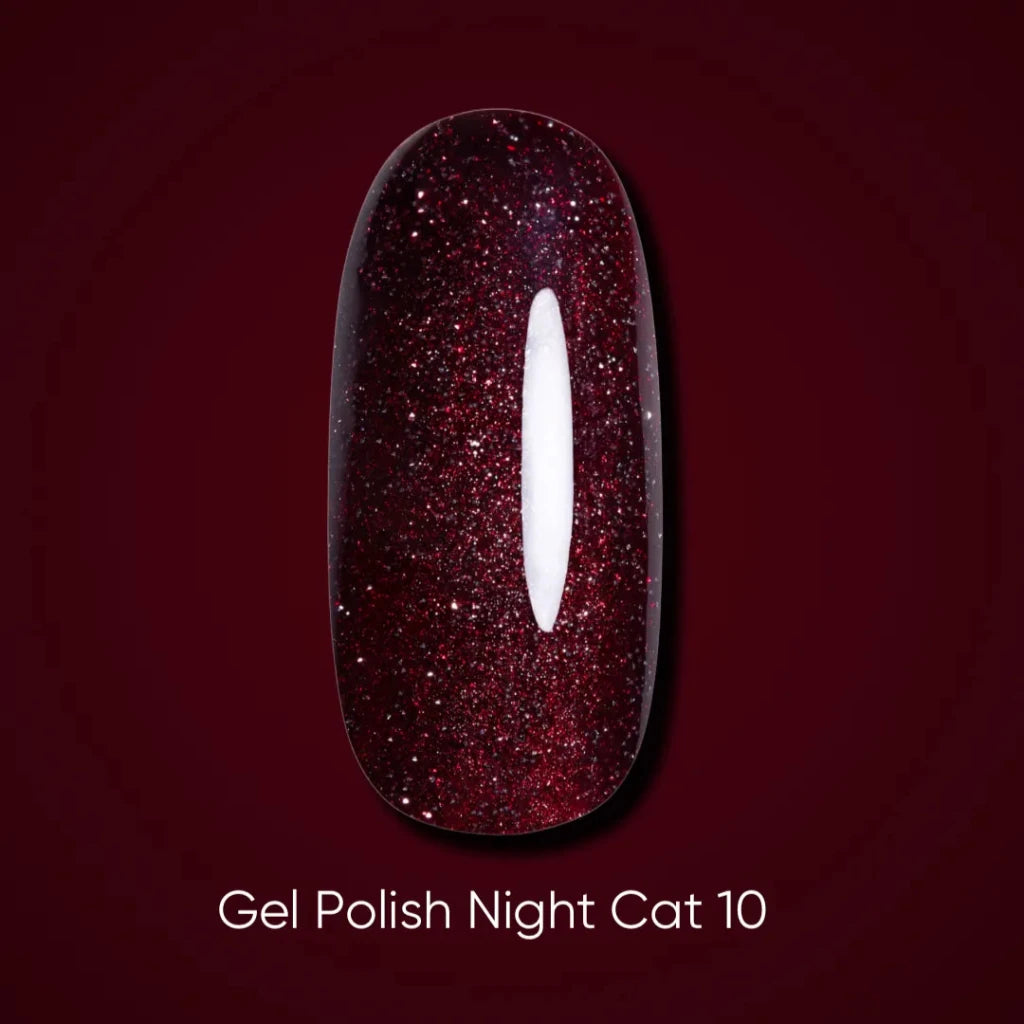DARK Gel Polish Night Cat 10, 6ml (TPO Free) - Level Up Beauty Supply