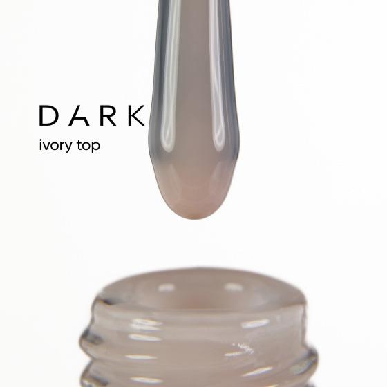 DARK Ivory Top Coat, 10 ml - Level Up Beauty Supply