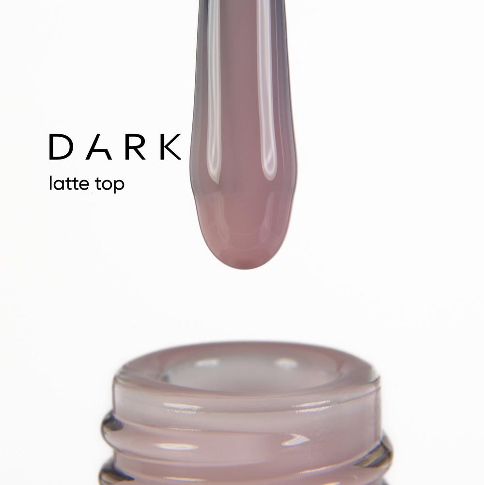 DARK Latte Top Coat, 10 ml - Level Up Beauty Supply