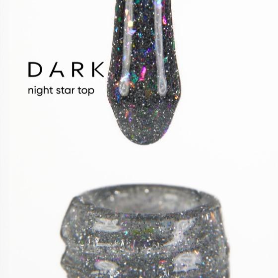 DARK Night Star Top Coat, 10 ml - Level Up Beauty Supply