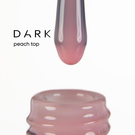 DARK Peach Top Coat, 10 ml - Level Up Beauty Supply
