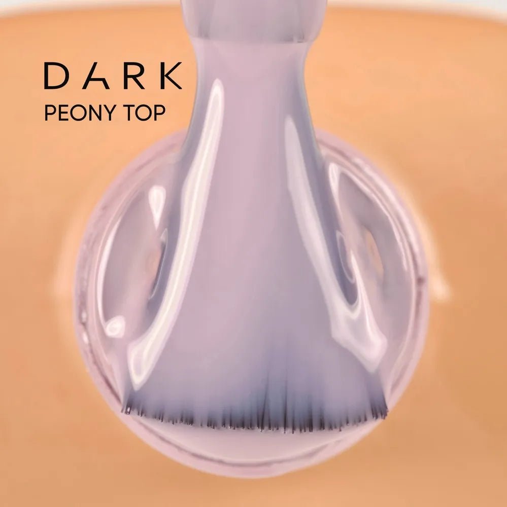DARK Peony Top Coat, 10 ml - Level Up Beauty Supply