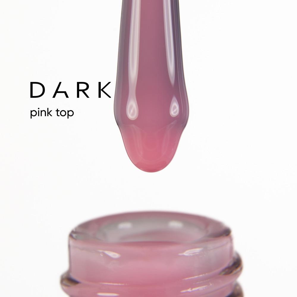 DARK Pink Top Coat, 10 ml - Level Up Beauty Supply